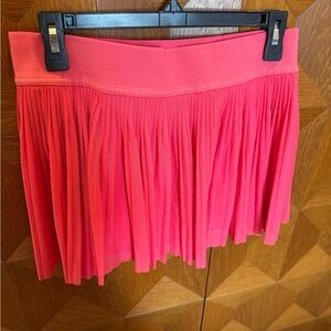Lululemon Vibrant Pink Pleated Skirt